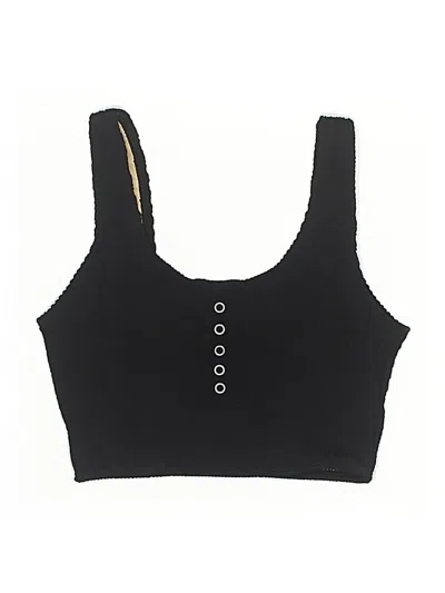 Pre-owned Assorted Brands Swimsuit Top Black Swimwear