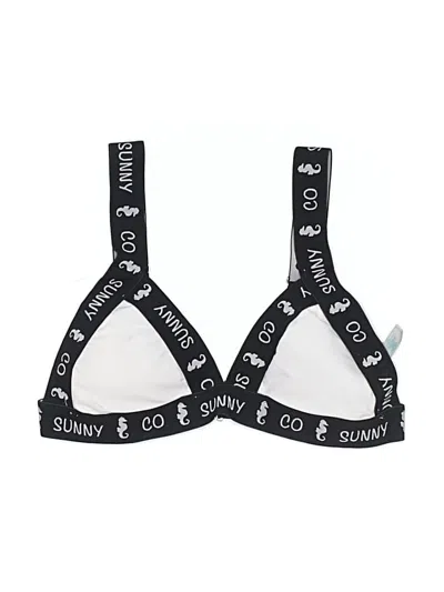 Pre-owned Assorted Brands Swimsuit Top Black Swimwear