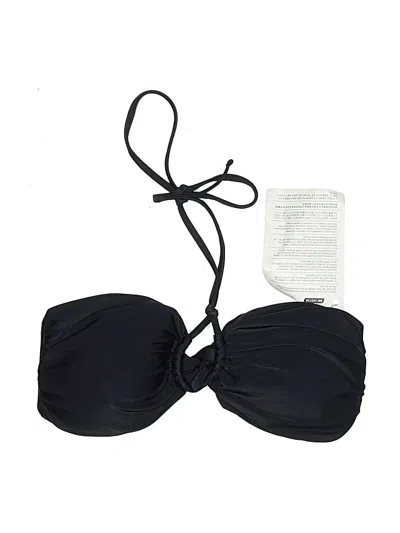 Pre-owned Assorted Brands Swimsuit Top Black Swimwear
