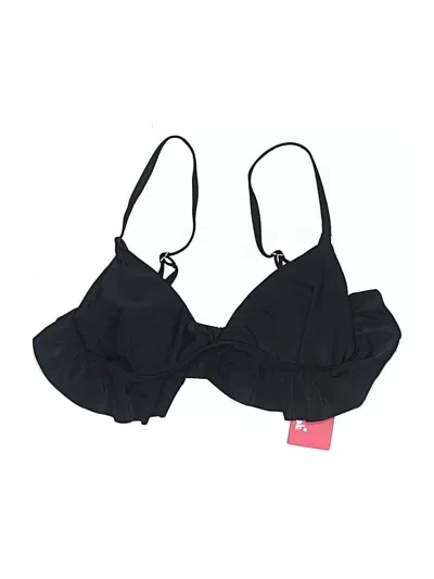 Pre-owned Assorted Brands Swimsuit Top Black Swimwear