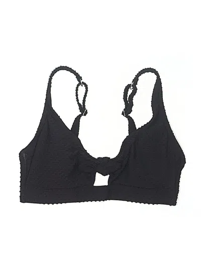 Pre-owned Assorted Brands Swimsuit Top Black Swimwear