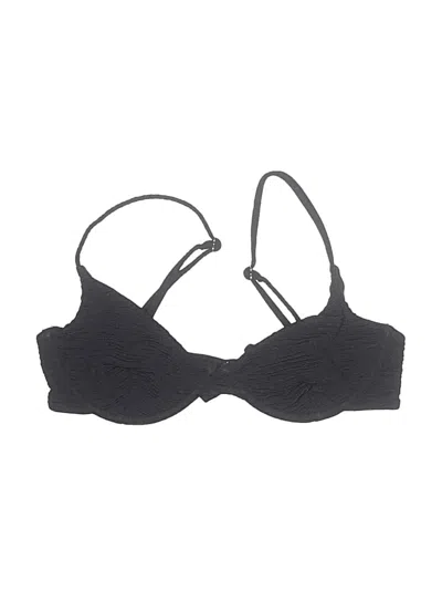 Pre-owned Assorted Brands Swimsuit Top Black Swimwear