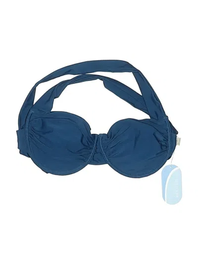 Pre-owned Assorted Brands Swimsuit Top Blue Swimwear