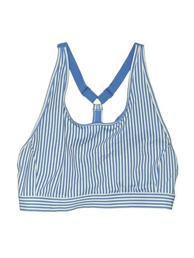 Pre-owned Assorted Brands Swimsuit Top Blue Swimwear
