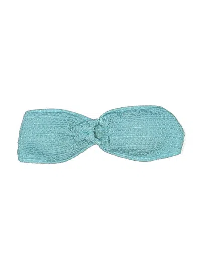 Pre-owned Assorted Brands Swimsuit Top Blue Swimwear