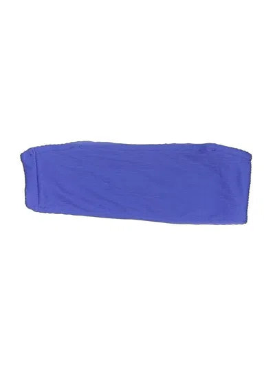 Pre-owned Assorted Brands Swimsuit Top Blue Swimwear