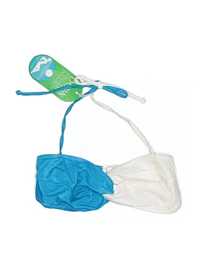 Pre-owned Assorted Brands Swimsuit Top Blue Swimwear