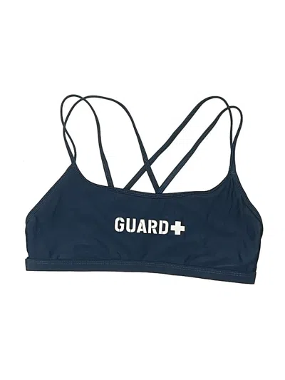 Pre-owned Assorted Brands Swimsuit Top Blue Swimwear