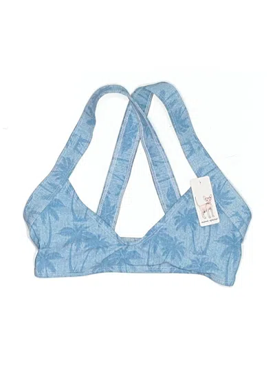 Assorted Brands Swimsuit Top Blue Swimwear