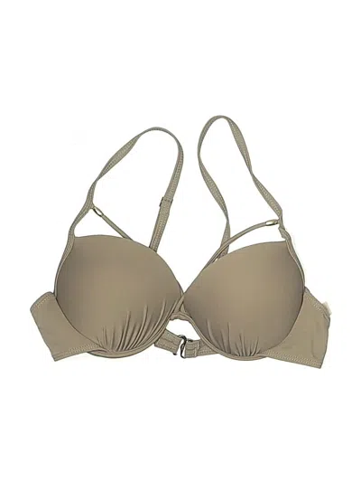 Pre-owned Assorted Brands Swimsuit Top Brown Swimwear