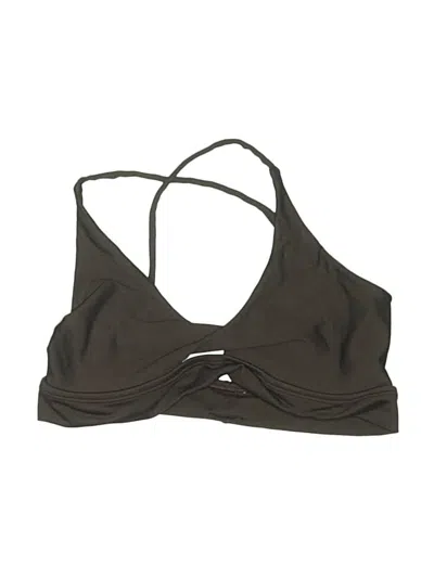 Pre-owned Assorted Brands Swimsuit Top Brown Swimwear