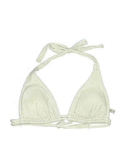 Pre-owned Assorted Brands Swimsuit Top Gold Swimwear