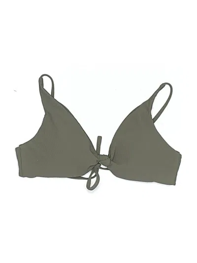 Assorted Brands Swimsuit Top Gray Swimwear