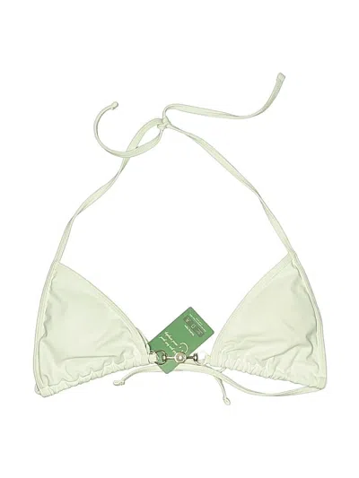 Pre-owned Assorted Brands Swimsuit Top Green Swimwear