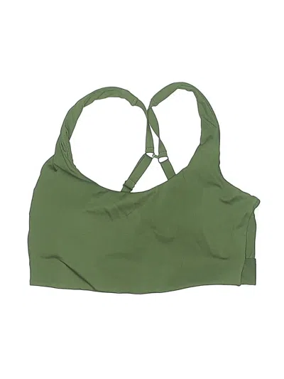 Pre-owned Assorted Brands Swimsuit Top Green Swimwear