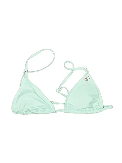 Pre-owned Assorted Brands Swimsuit Top Green Swimwear