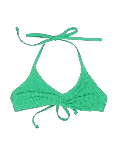 Pre-owned Assorted Brands Swimsuit Top Green Swimwear