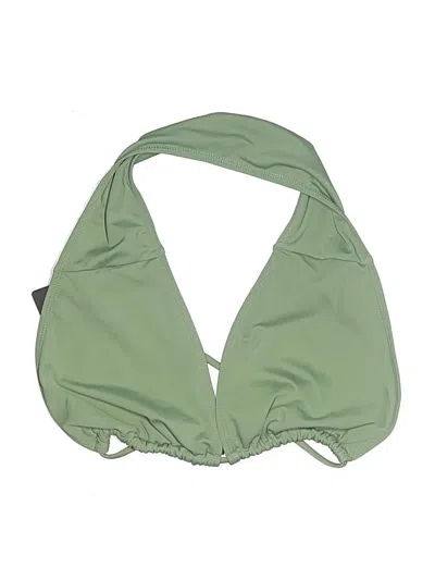 Pre-owned Assorted Brands Swimsuit Top Green Swimwear
