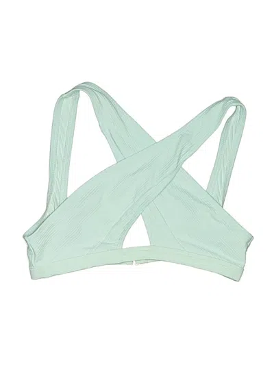 Pre-owned Assorted Brands Swimsuit Top Green Swimwear
