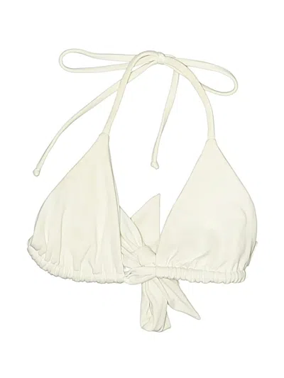 Pre-owned Assorted Brands Swimsuit Top Ivory Swimwear