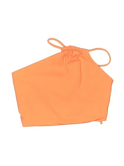 Pre-owned Assorted Brands Swimsuit Top Orange Swimwear