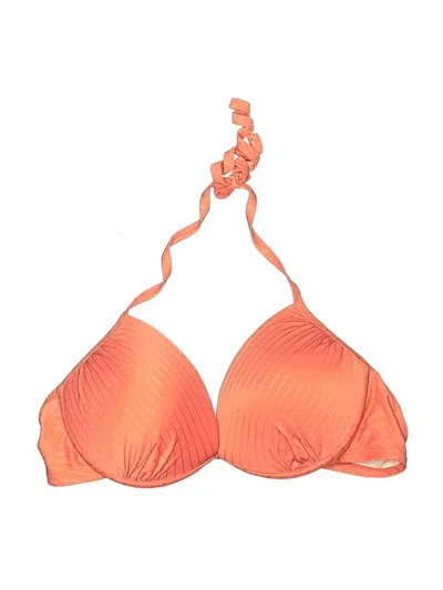 Pre-owned Assorted Brands Swimsuit Top Orange Swimwear