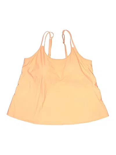 Pre-owned Assorted Brands Swimsuit Top Orange Swimwear