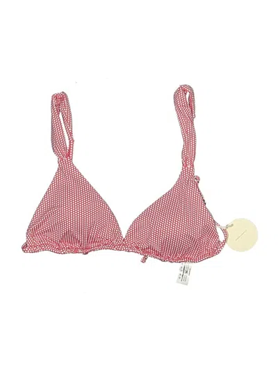 Assorted Brands Swimsuit Top Pink Checkered/gingham Pattern Swimwear