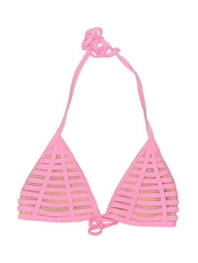 Pre-owned Assorted Brands Swimsuit Top Pink Swimwear