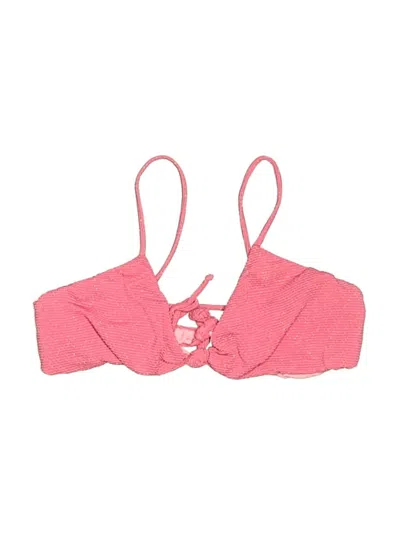 Pre-owned Assorted Brands Swimsuit Top Pink Swimwear