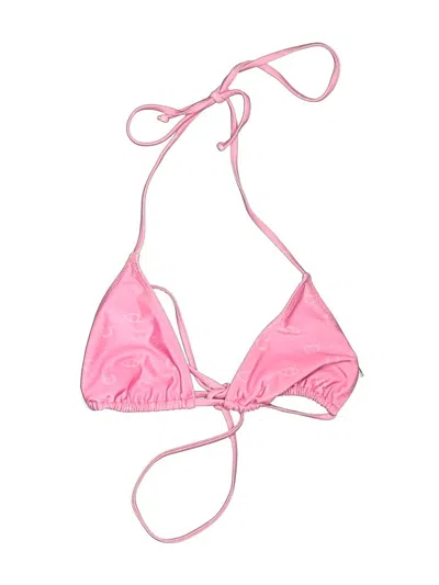 Pre-owned Assorted Brands Swimsuit Top Pink Swimwear