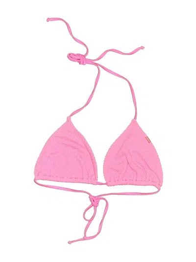 Pre-owned Assorted Brands Swimsuit Top Pink Swimwear