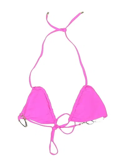 Pre-owned Assorted Brands Swimsuit Top Pink Swimwear