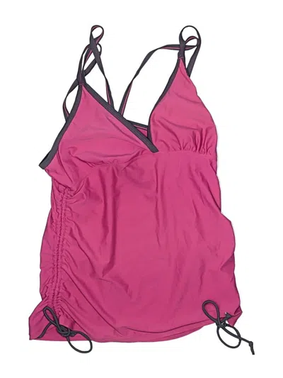 Pre-owned Assorted Brands Swimsuit Top Pink Swimwear