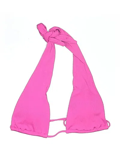 Pre-owned Assorted Brands Swimsuit Top Pink Swimwear