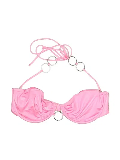 Pre-owned Assorted Brands Swimsuit Top Pink Swimwear