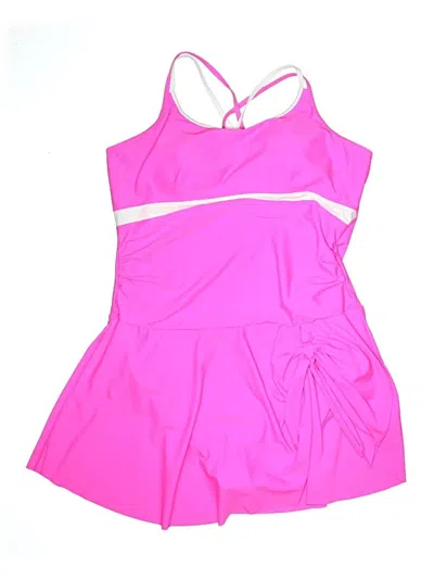 Pre-owned Assorted Brands Swimsuit Top Pink Swimwear