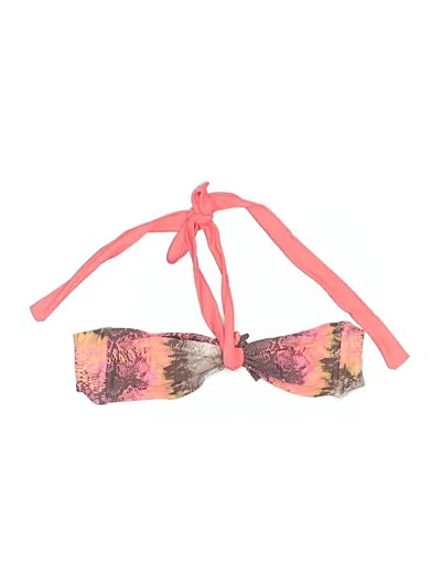 Pre-owned Assorted Brands Swimsuit Top Pink Swimwear