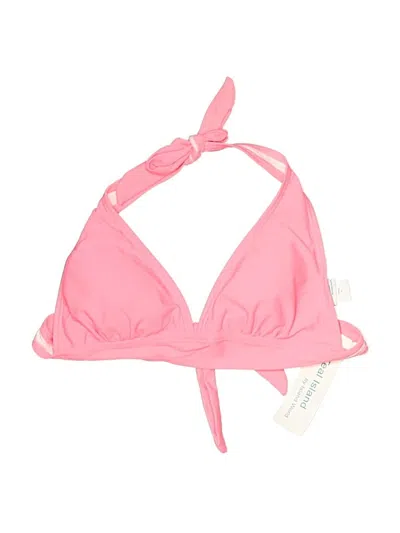 Pre-owned Assorted Brands Swimsuit Top Pink Swimwear