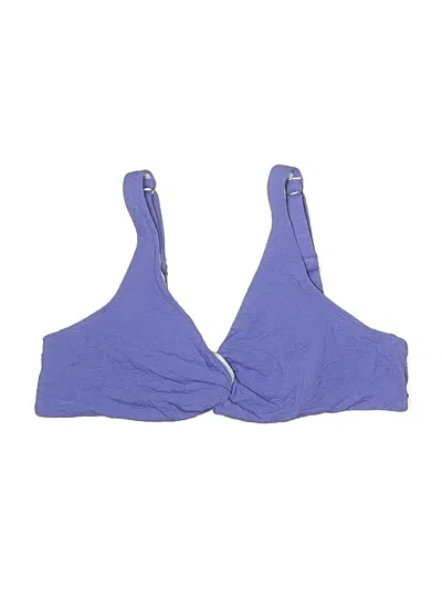 Pre-owned Assorted Brands Swimsuit Top Purple Swimwear