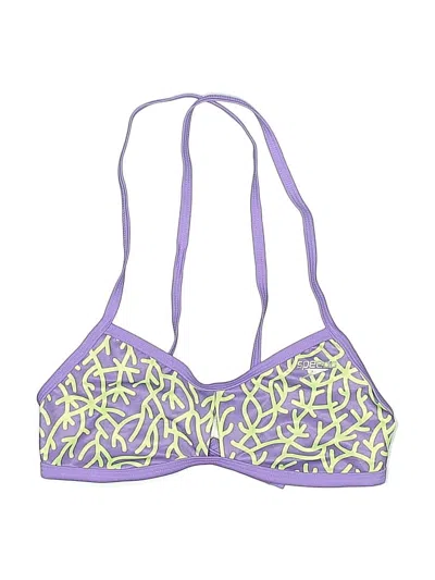 Pre-owned Assorted Brands Swimsuit Top Purple Swimwear