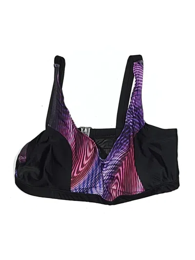 Pre-owned Assorted Brands Swimsuit Top Purple Swimwear
