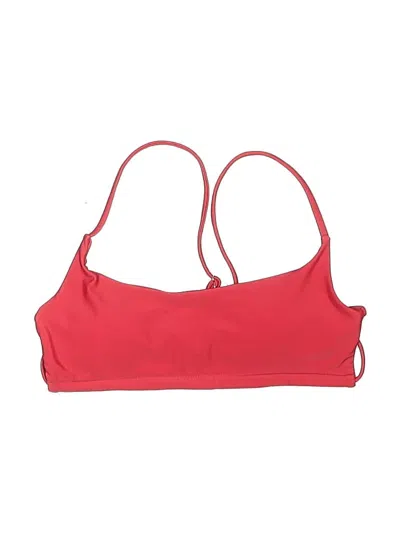 Assorted Brands Swimsuit Top Red Halter Neckline Swimwear