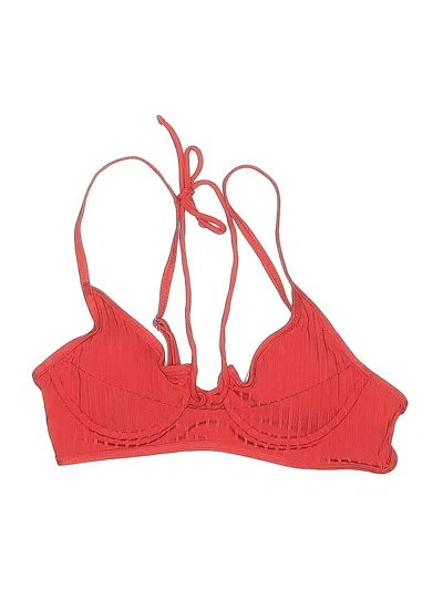 Pre-owned Assorted Brands Swimsuit Top Red Swimwear