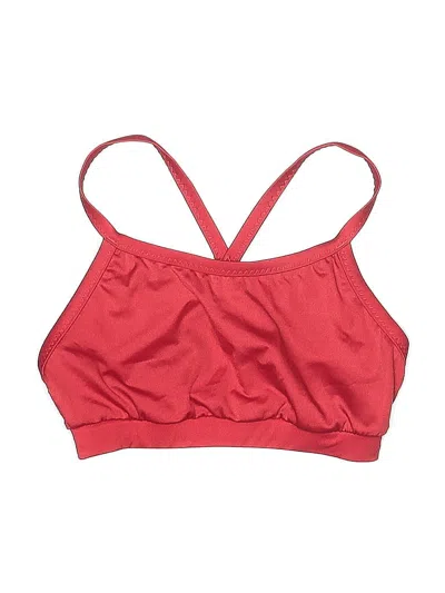 Pre-owned Assorted Brands Swimsuit Top Red Swimwear