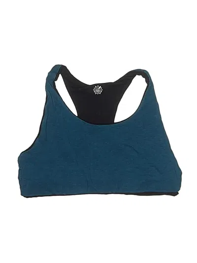 Pre-owned Assorted Brands Swimsuit Top Teal Swimwear