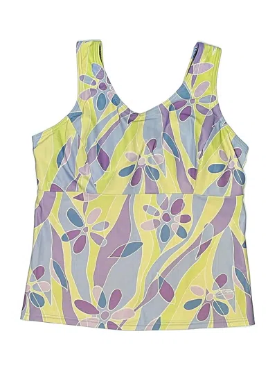 Pre-owned Assorted Brands Swimsuit Top Yellow Swimwear
