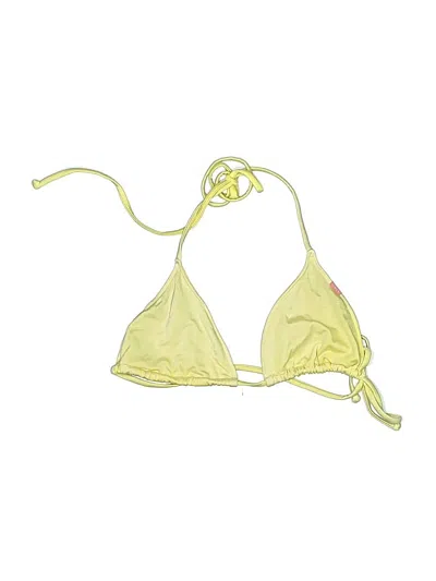 Pre-owned Assorted Brands Swimsuit Top Yellow Swimwear