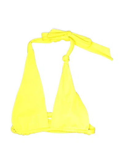 Pre-owned Assorted Brands Swimsuit Top Yellow Swimwear
