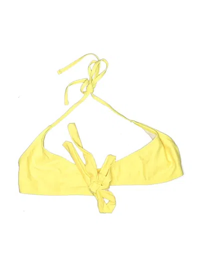 Pre-owned Assorted Brands Swimsuit Top Yellow Swimwear